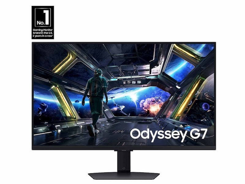 32” Odyssey G7 (G70D) 4K UHD IPS 144Hz 1ms(GtG) G-Sync Compatible Smart Gaming Monitor