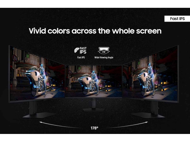 32” Odyssey G7 (G70D) 4K UHD IPS 144Hz 1ms(GtG) G-Sync Compatible Smart Gaming Monitor