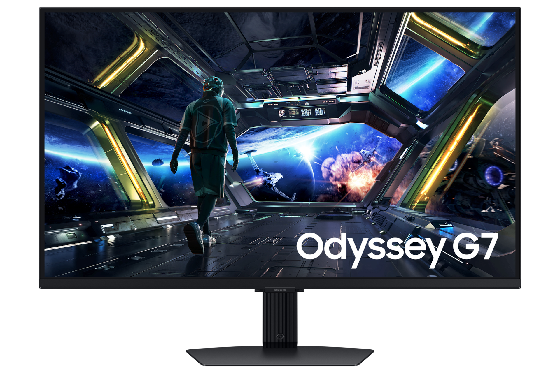 32” Odyssey G7 (G70D) 4K UHD IPS 144Hz 1ms(GtG) G-Sync Compatible Smart Gaming Monitor