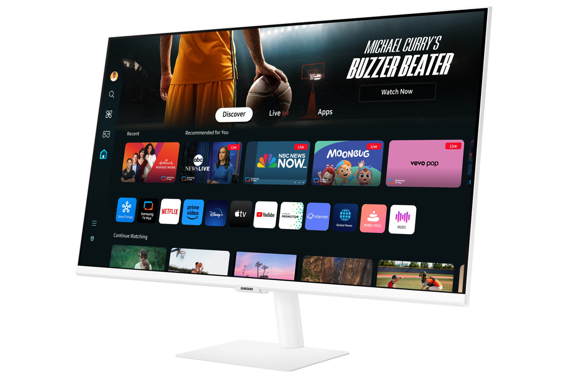 32" Smart Monitor M7 M70D UHD White Low-Dynamic White 