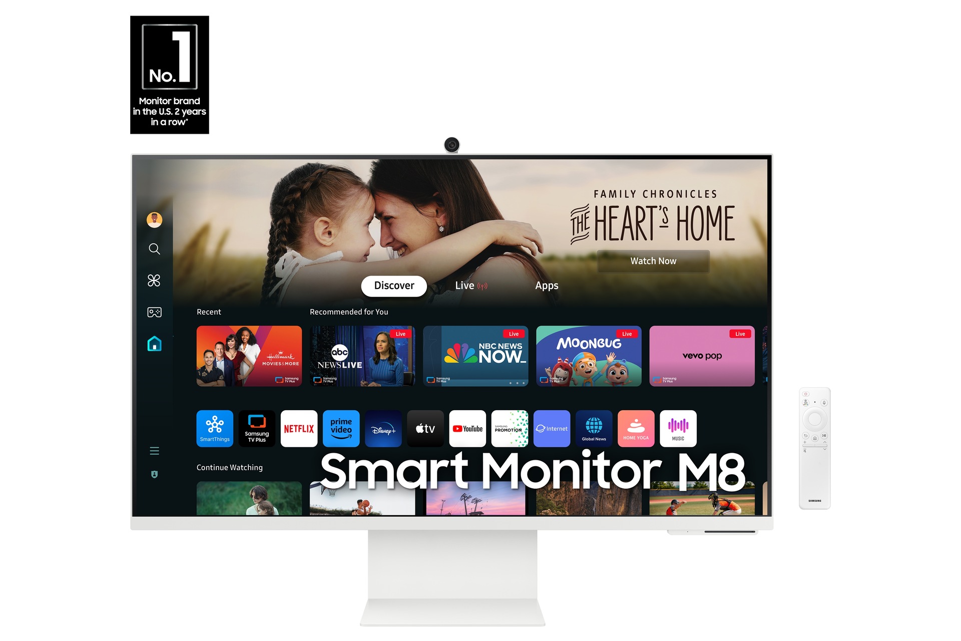 [32" Smár~t Móñ~ítór~ M8 M80D Ú~HD Fr~óñt2 W~híté~] 