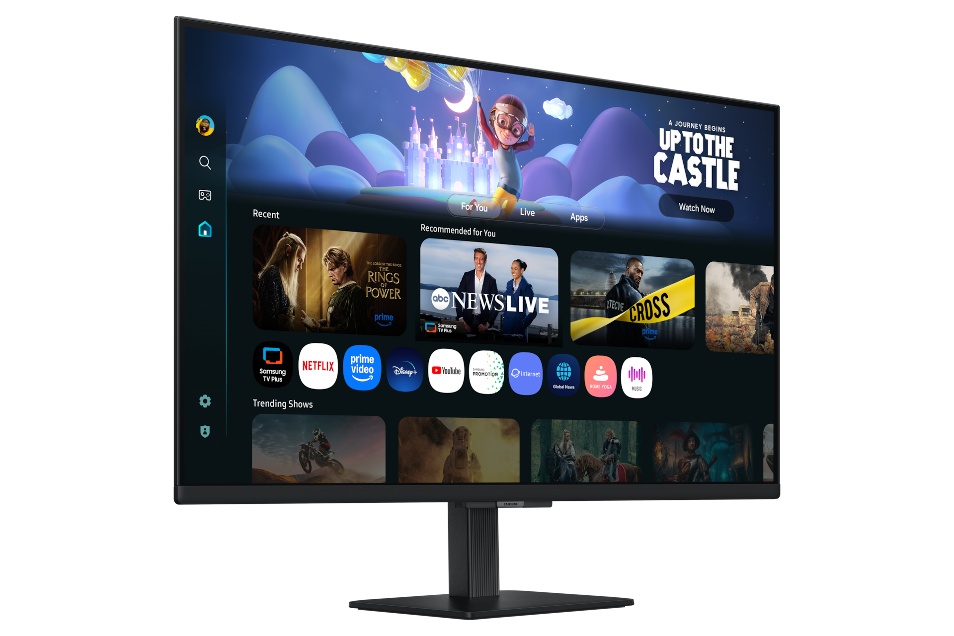 Smart Monitor M5 M50F FHD (Black) L-Perspective Black 