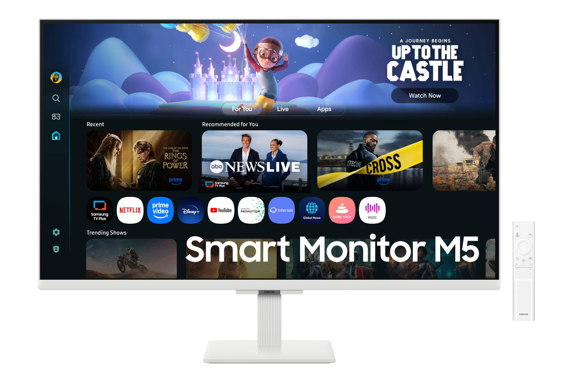 32" Smart Monitor M5 M50F FHD in White