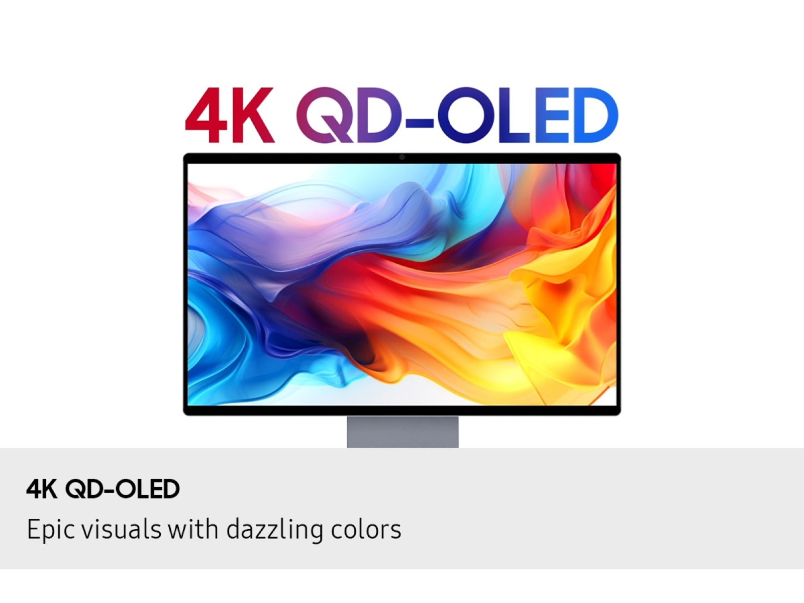 32 Inch Smart Monitor M9 M90SF 4K | OLED | 165Hz | G-Sync Compatible | Samsung Vision AI Silver
