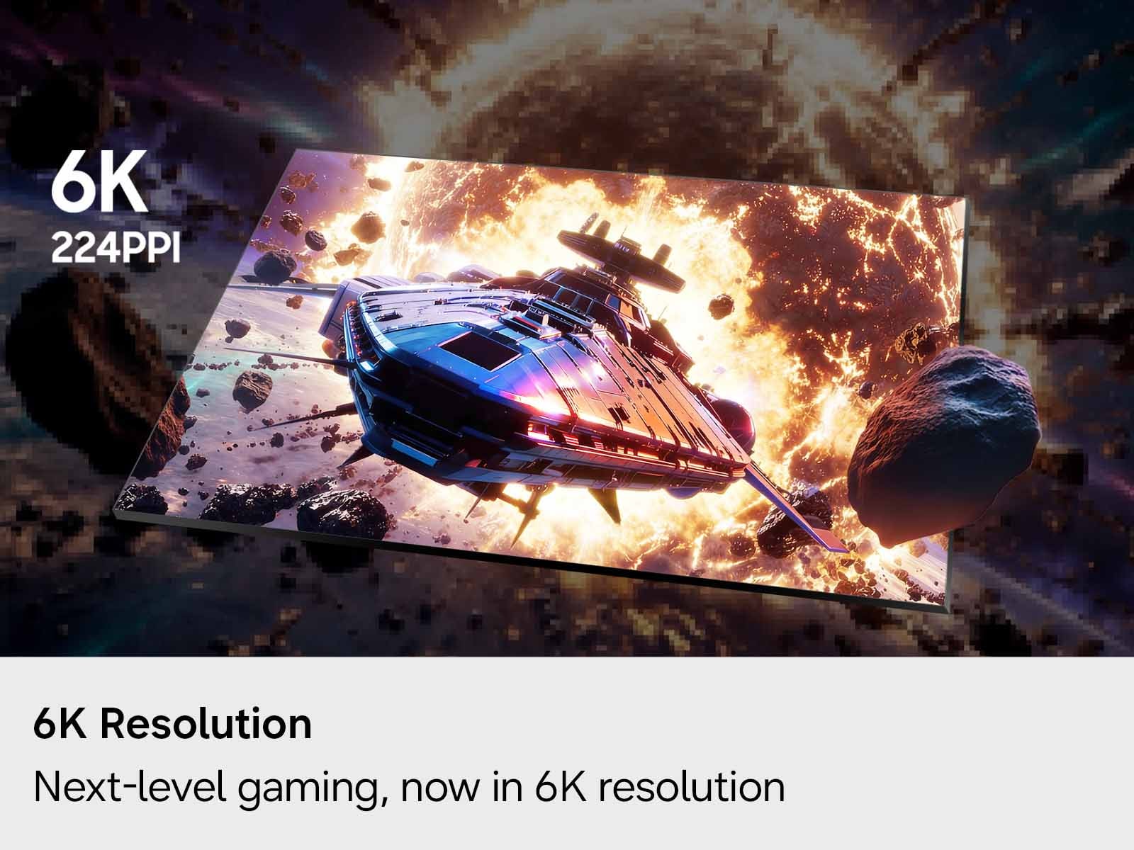 Odyssey G8 G80HS 6K 165Hz 3K 330Hz Gaming Monitor L-perspective Black 