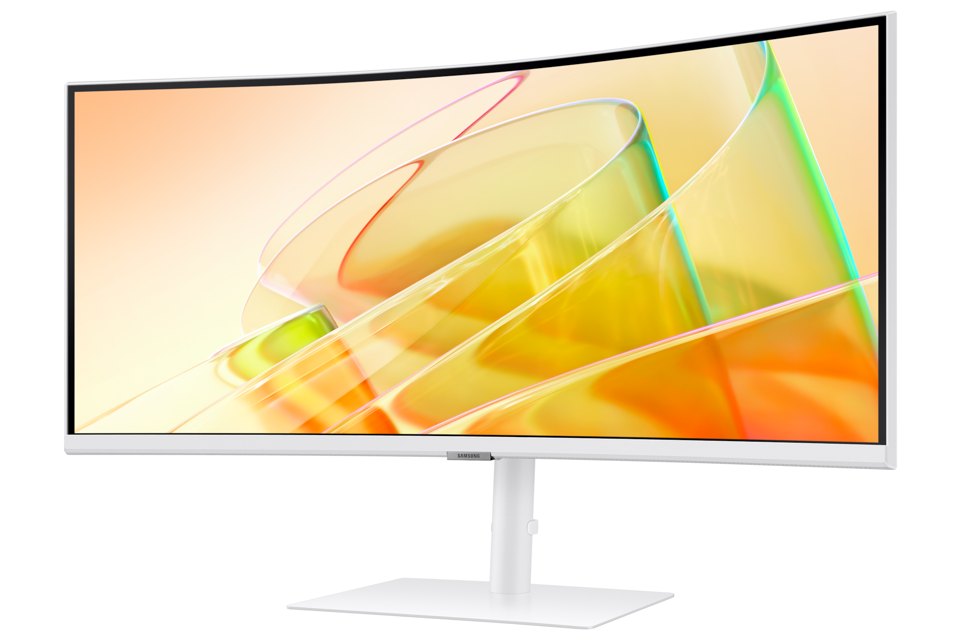 34" ViewFinity S6 S65TC R-perspective White 