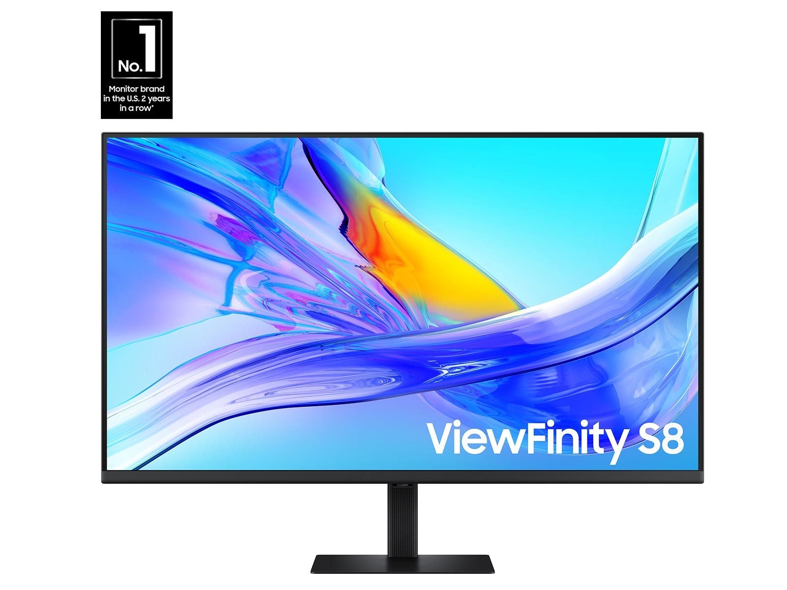 Samsung 37" ViewFinity S8 (S80UD) 4K UHD HDR10 High Resolution Monitor with USB-C and Ergonomic Stand(LS37D800UANXZA)