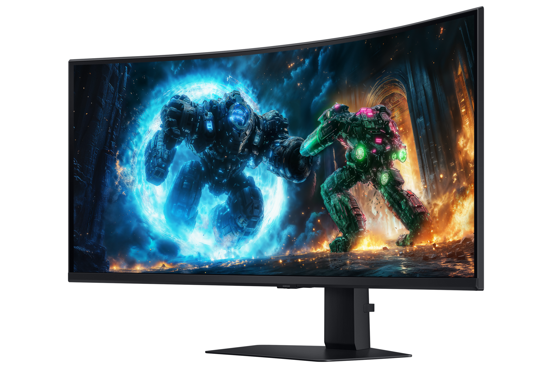 40&quot; Odyssey G7 G75F WUHD 180Hz Curved Gaming Monitor R-Perspective Black 