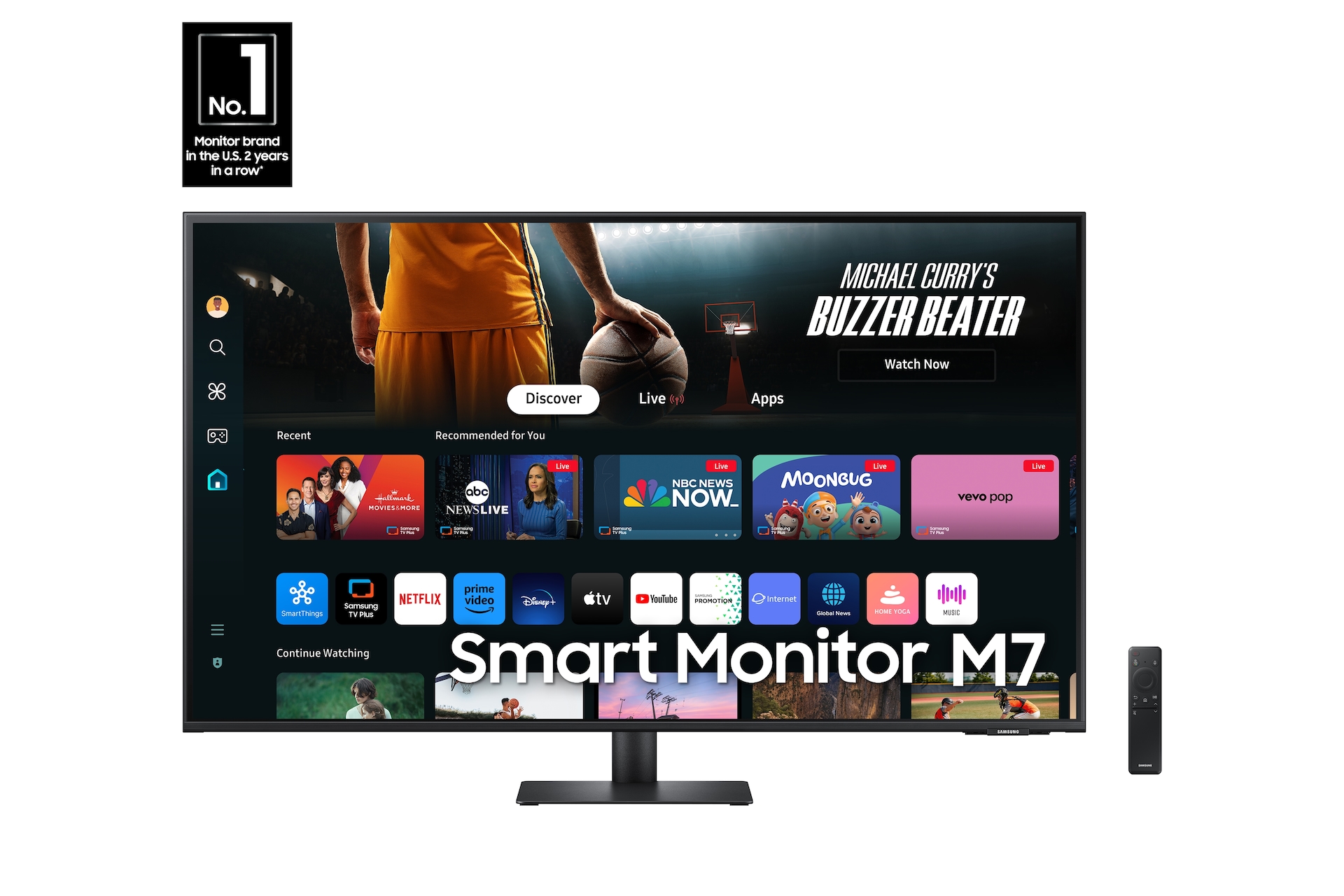 [43" Smár~t Móñ~ítór~ M7 M70D Ú~HD Fr~óñt2 B~láck~] 