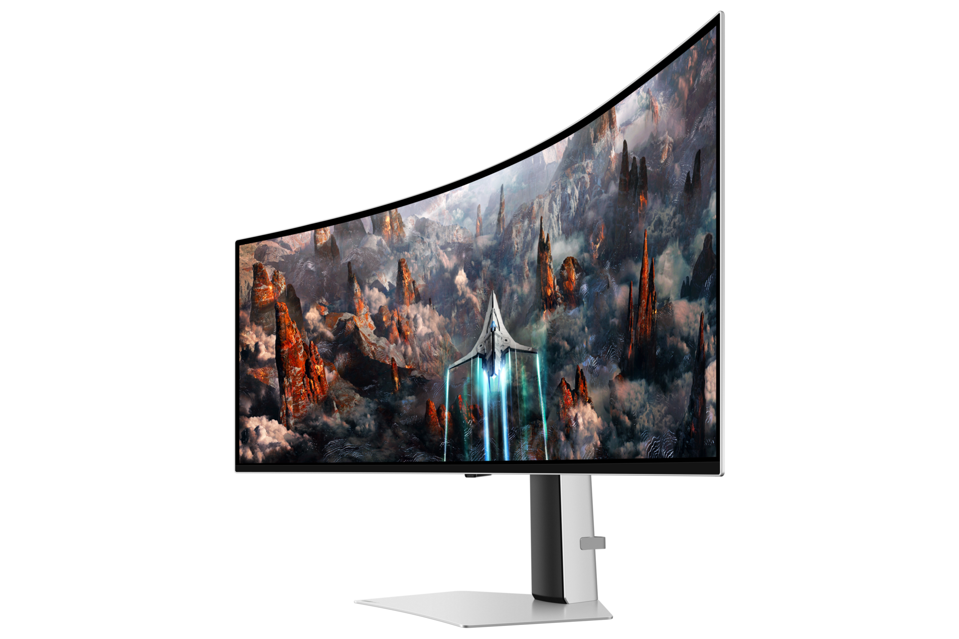 49" Odyssey OLED G9 G93SC R-Dynamic Light Gray 
