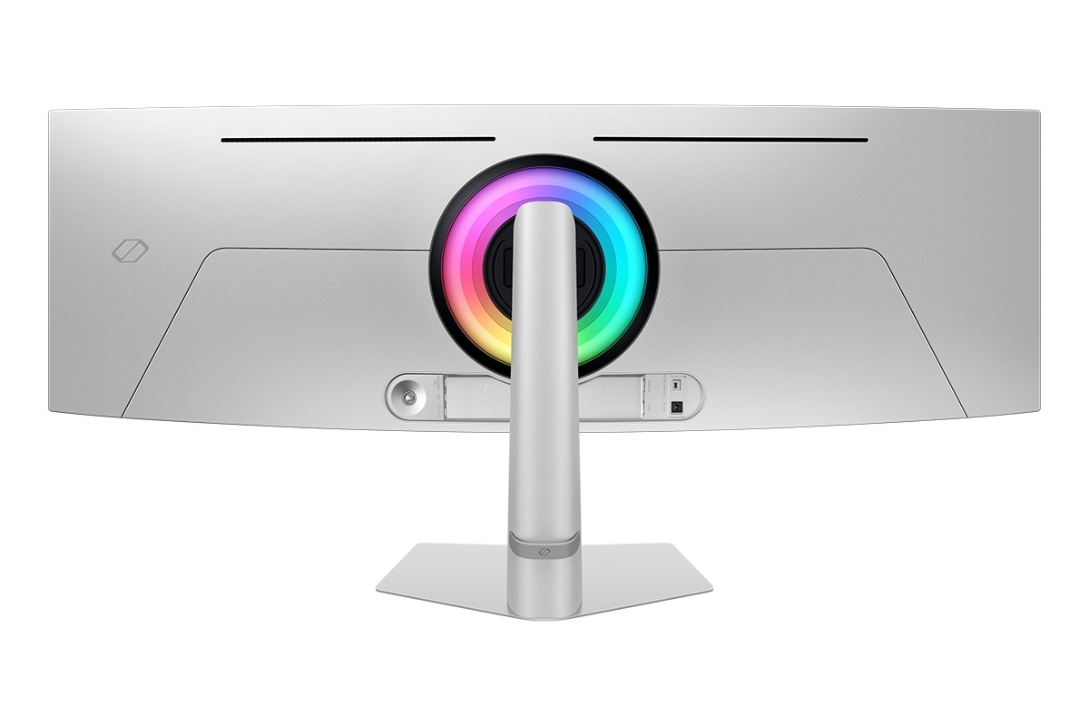 49 Odyssey OLED G9 G93SD DQHD 240Hz Gaming Monitor Silver
