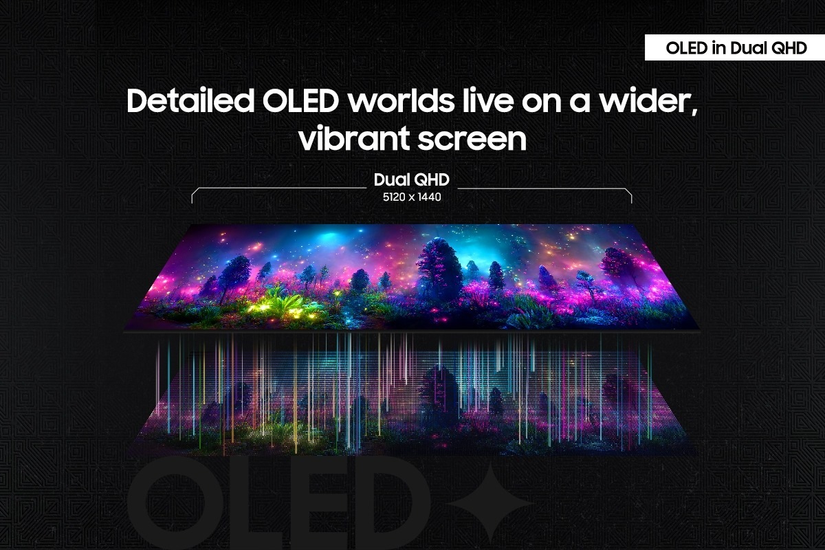 49 Odyssey OLED G9 G93SD DQHD 240Hz Gaming Monitor Silver
