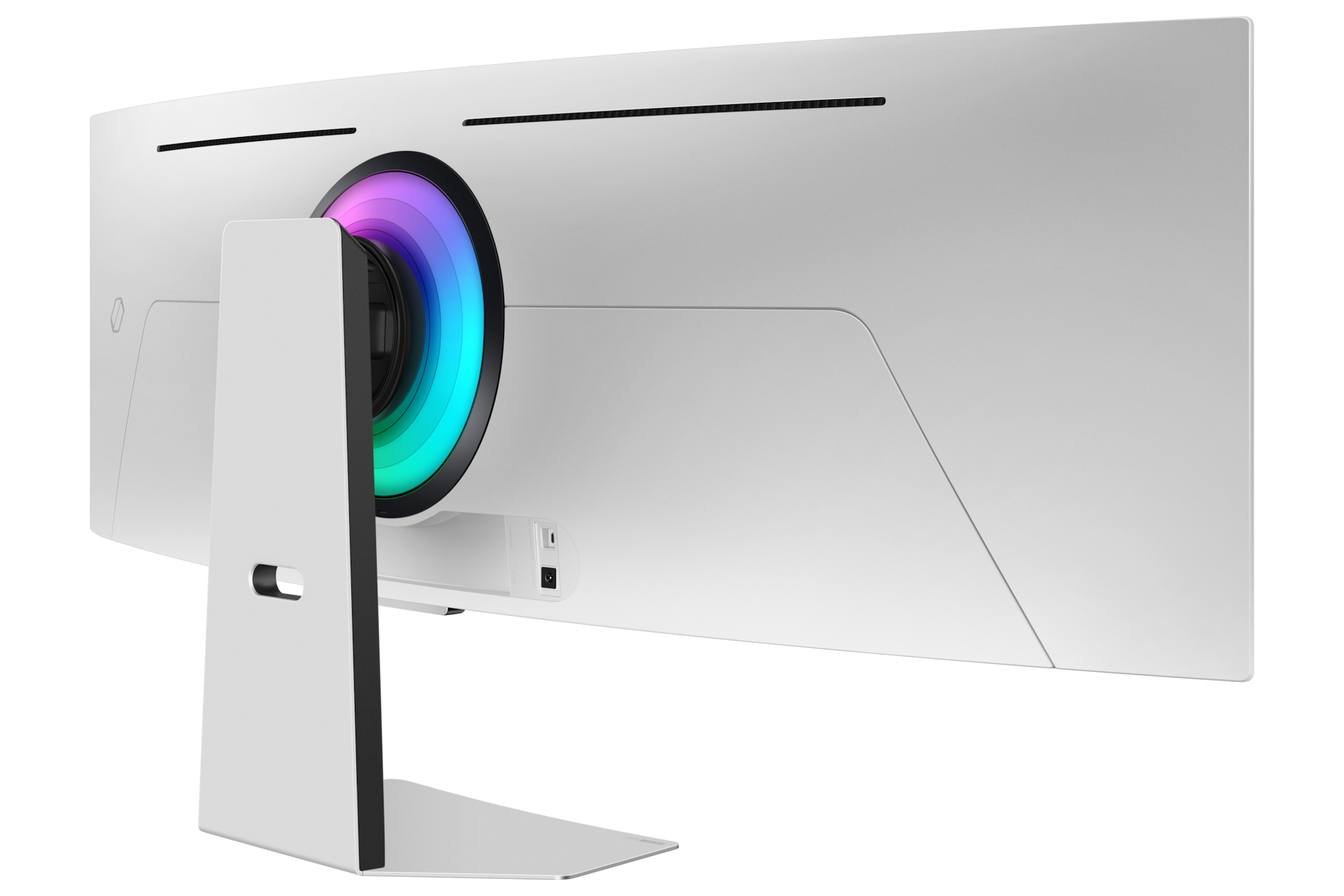 Odyssey OLED G9 G95SD DQHD Back-Dynamic-Left Silver 