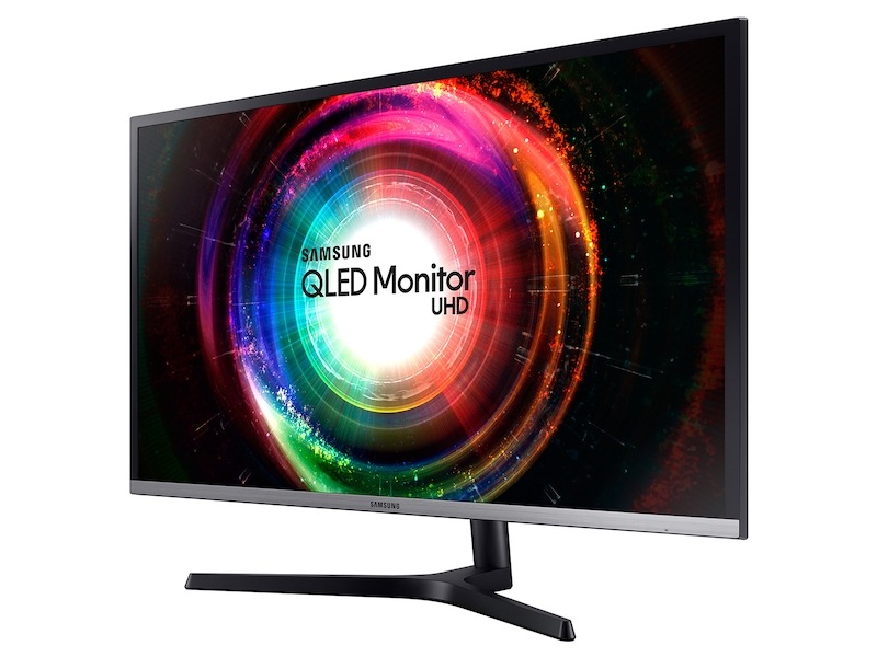32" UH750 QLED UHD Monitor Black