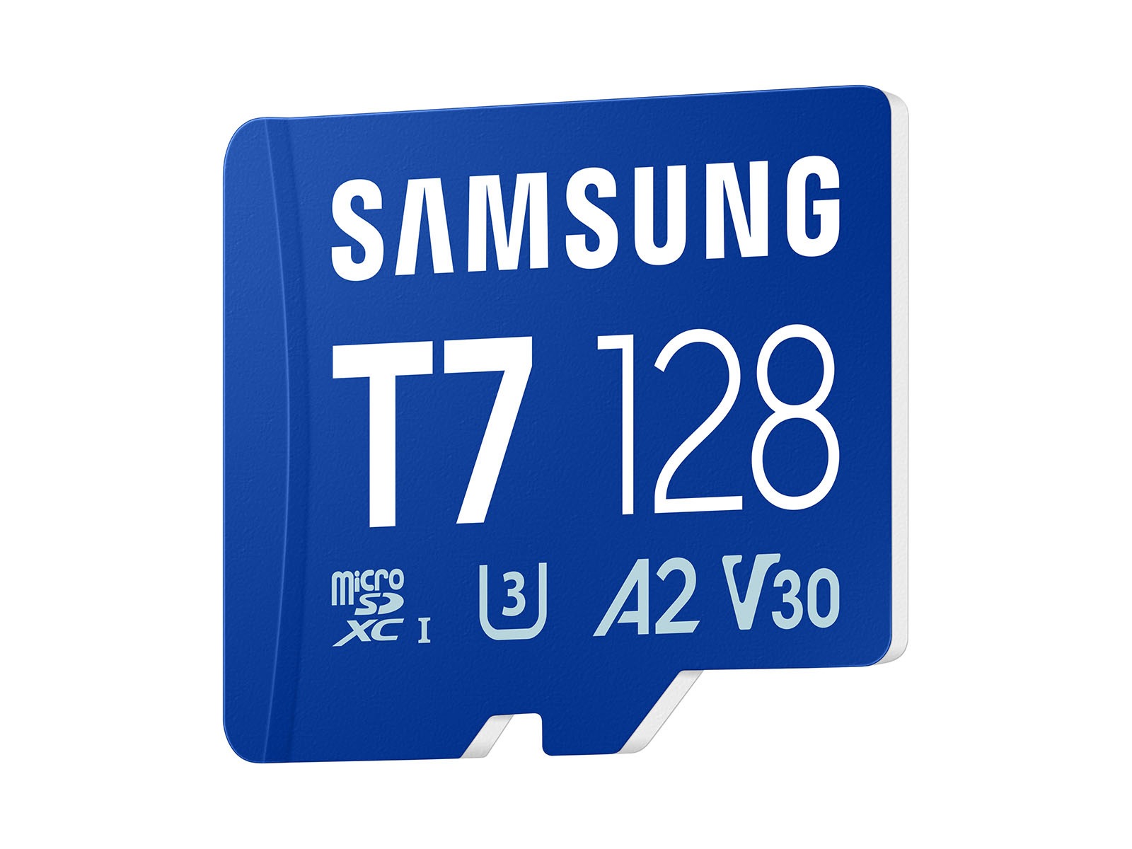 128GB T7 microSDXC Card UHS-I Blue - r perspective