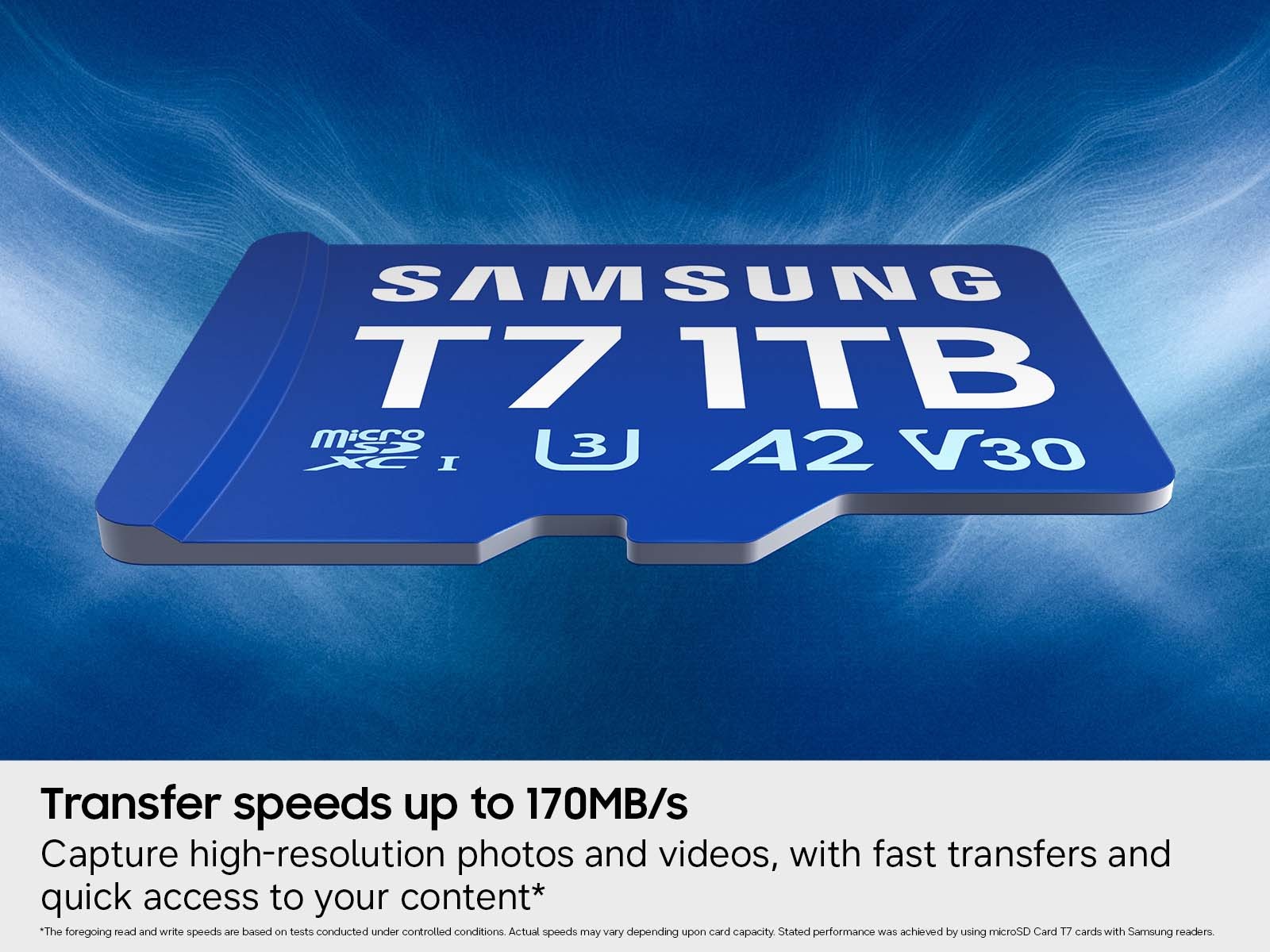 Transfer speeds up to 170MB/s