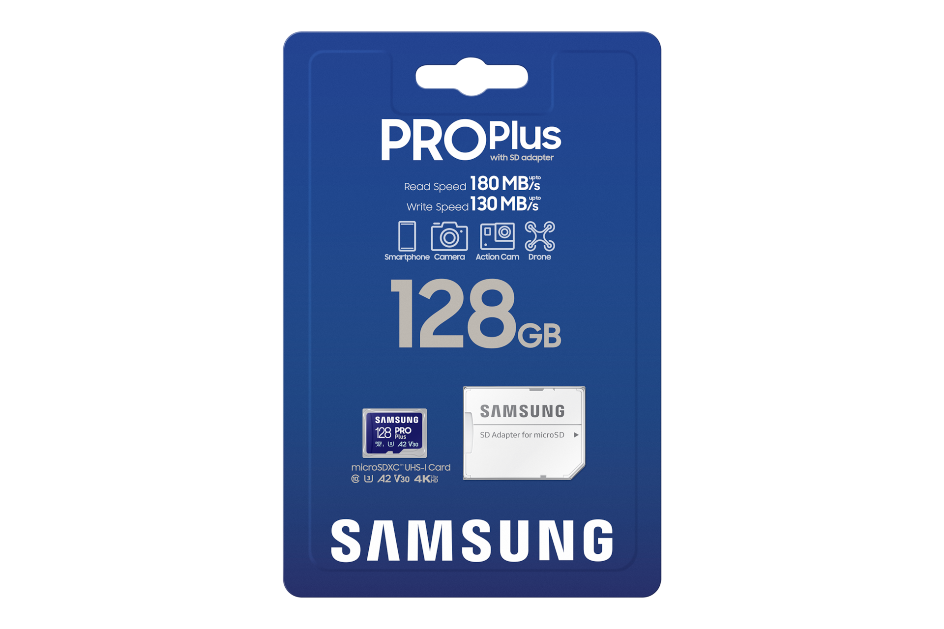 Thumbnail image of PRO Plus 128 GB microSDXC Card UHS-I + Adapter