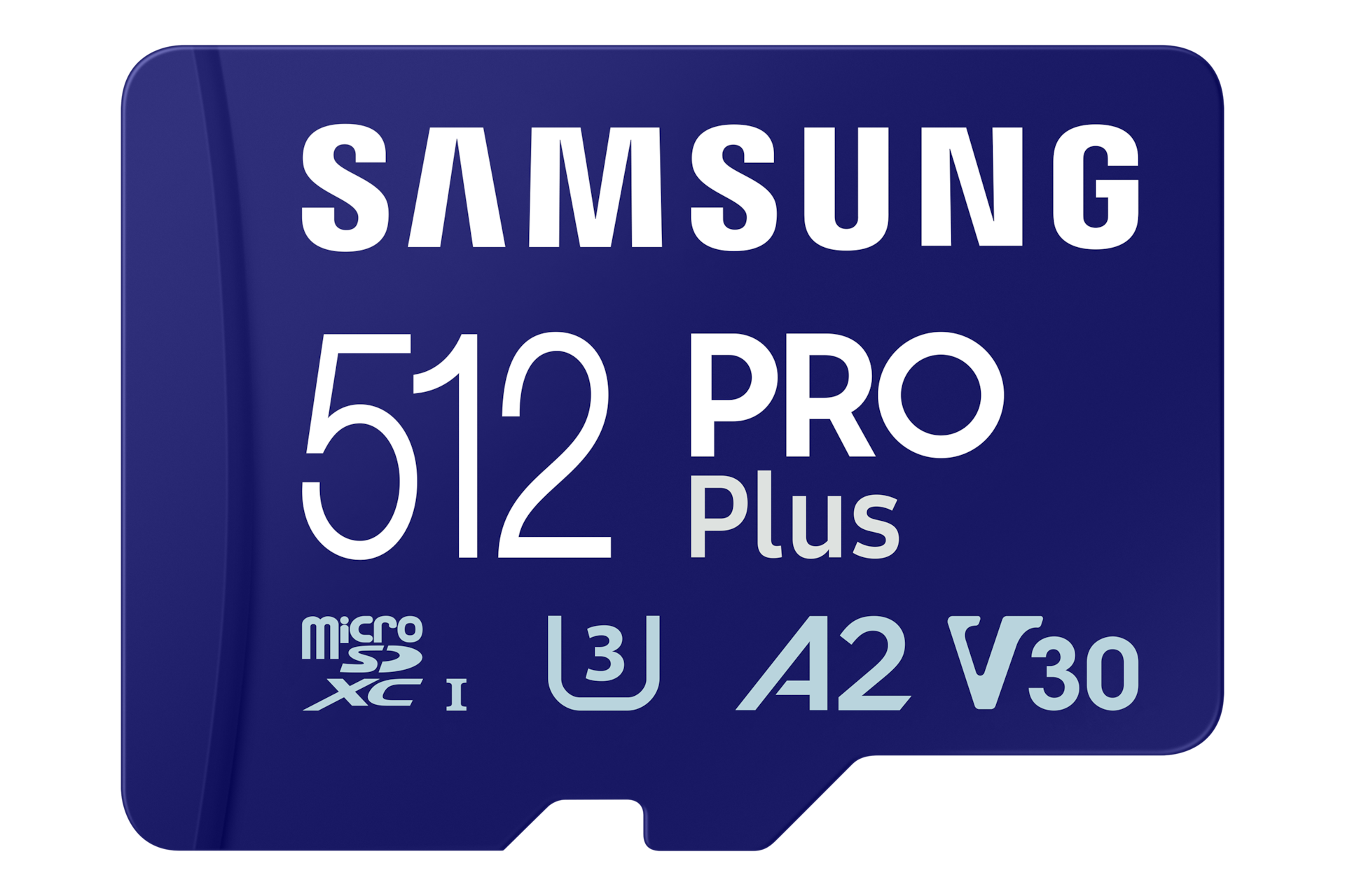 PRO Plus microSD Card Front Blue 