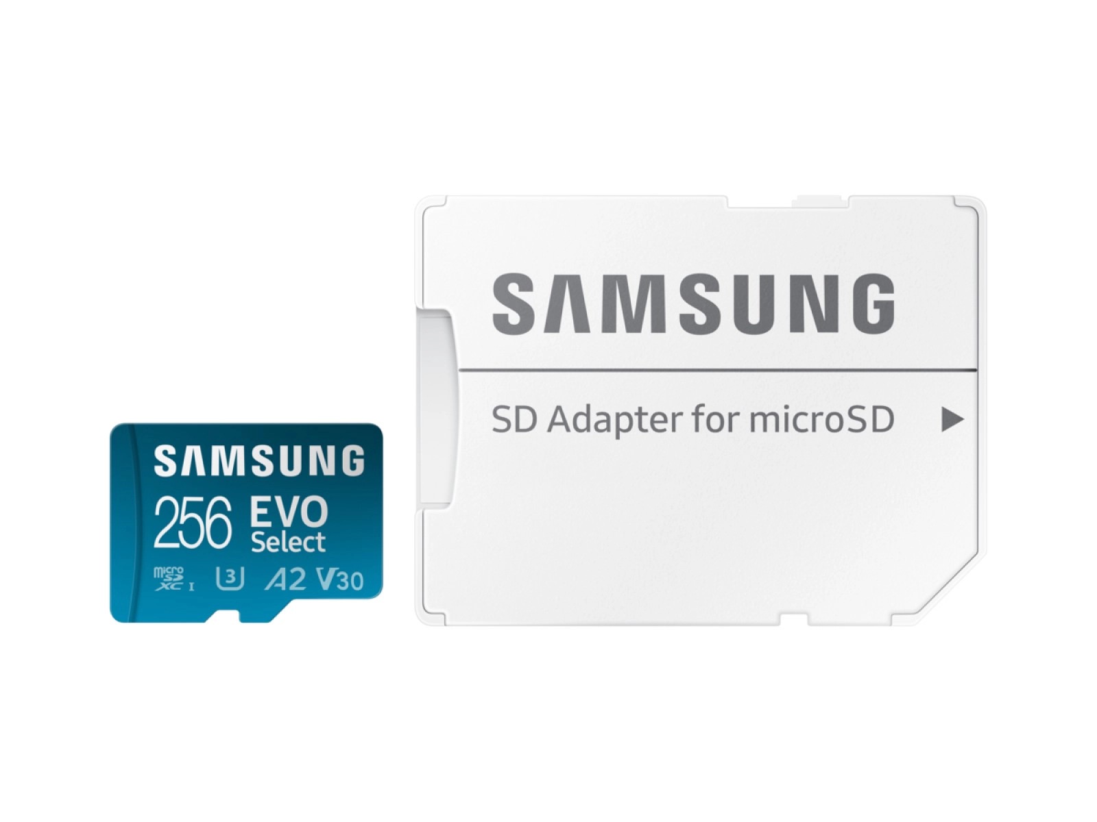 EVO Select 256 GB microSDXC Card UHS-I + Adapter 2024 Blue