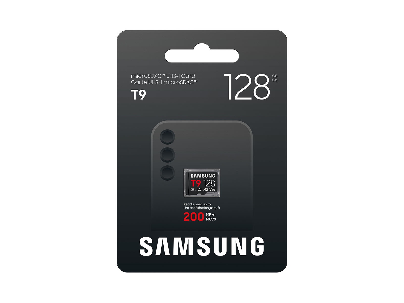 T9 microSD Card microSDXC™ UHS-I Card Black - front package