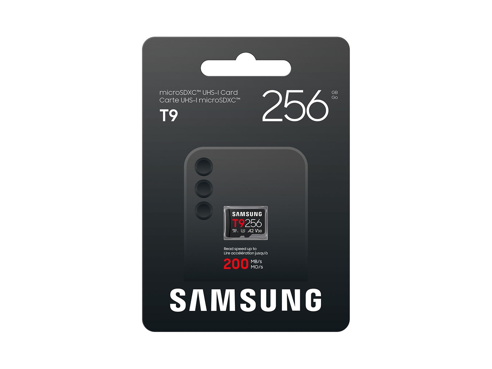 T9 microSD Card microSDXC™ UHS-I Card Black - front package