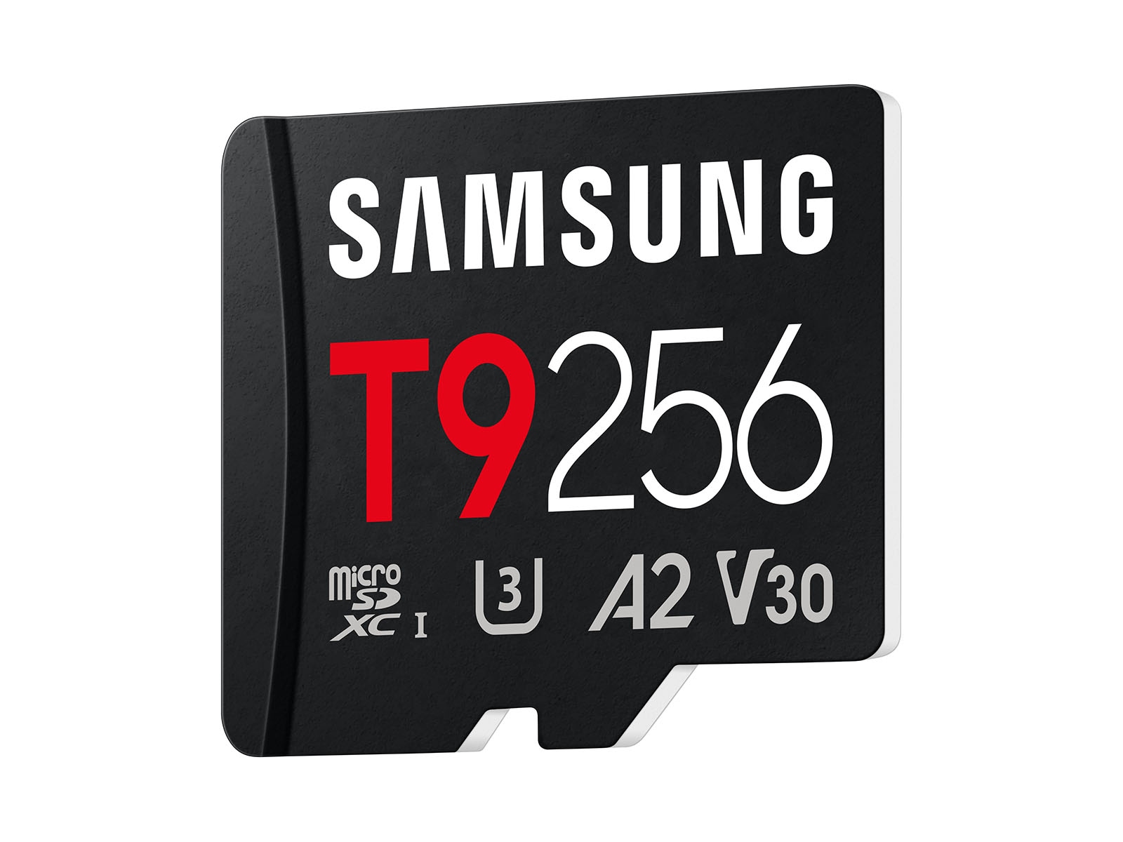 A side product view of the 256GB T9 microSDXC Card