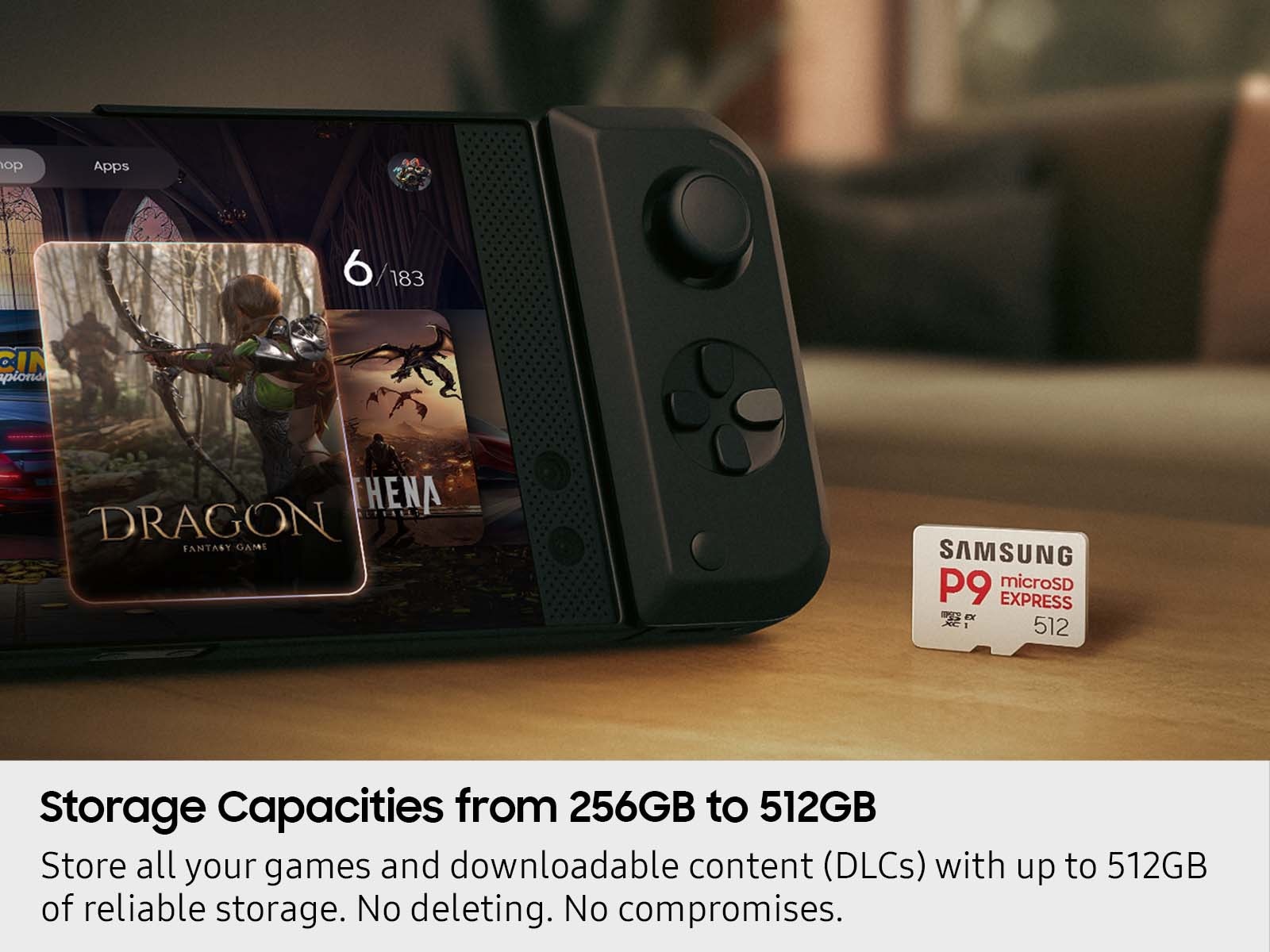 Samsung P9 MicroSD Express Memory Card for Videogames