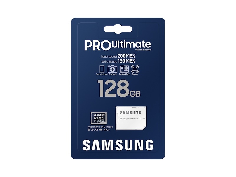 PRO Ultimate 128 GB microSDXC Card UHS-I + Adapter Blue