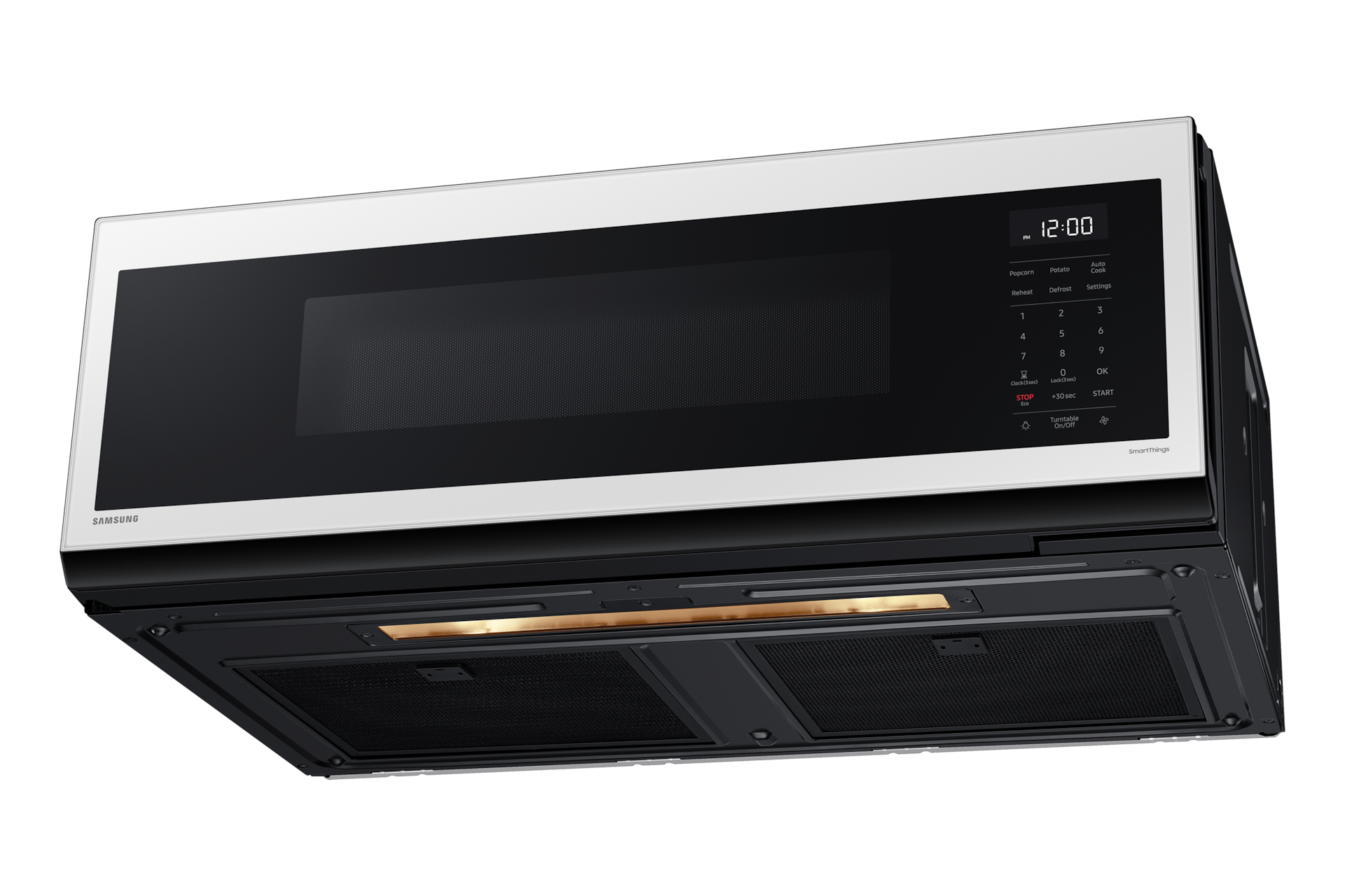 1.1 cu. ft. Bespoke Slim OTR with Slim OTR R-Perspective-Low White 