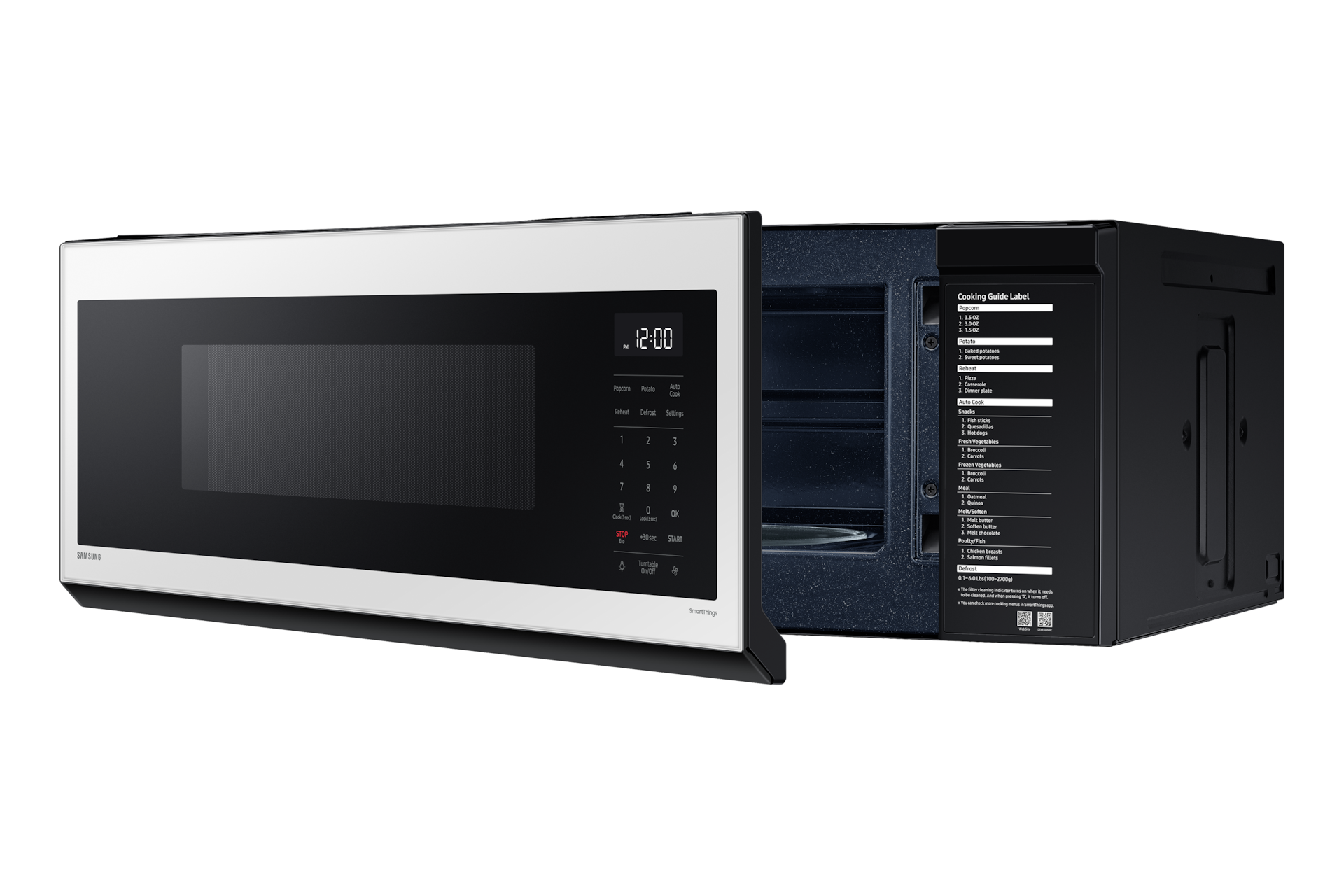 1.1 cu. ft. Bespoke Slim OTR with Slim OTR R-Rerspective-Open White 