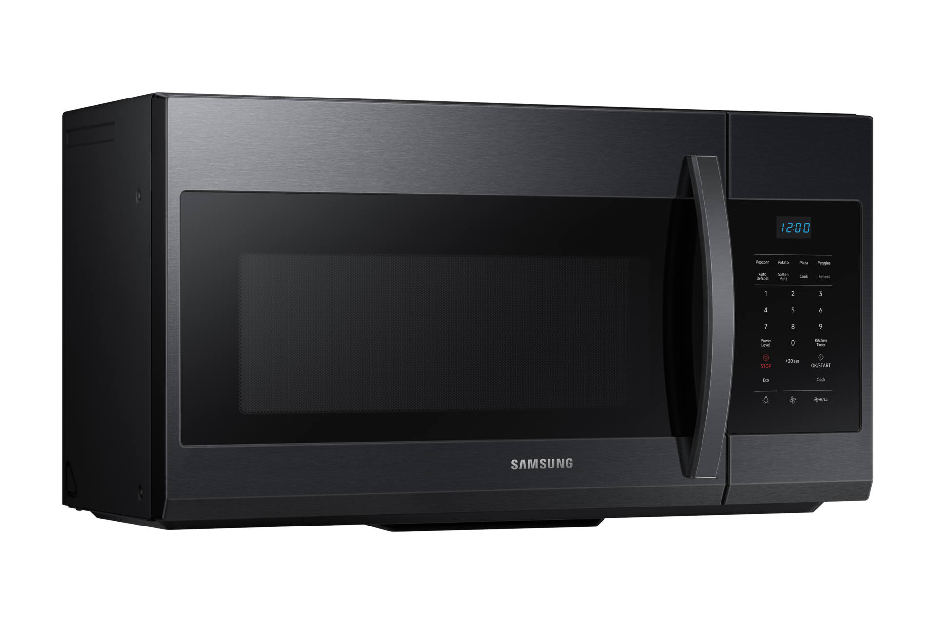 Left angle view of 1.7 cu. ft. Over-the-Range Microwave