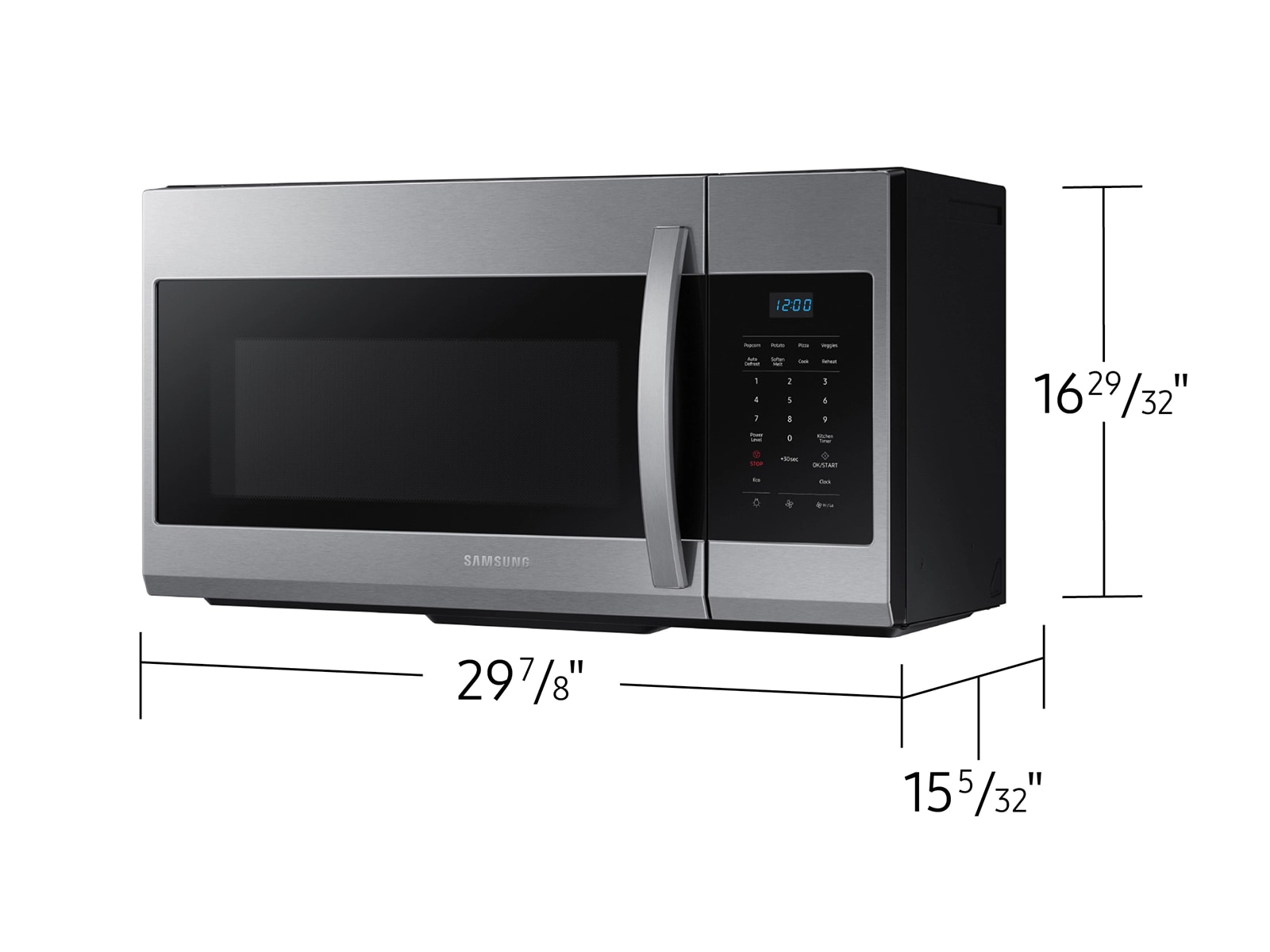 1.7 cu. ft. Over-the-Range Microwave Silver