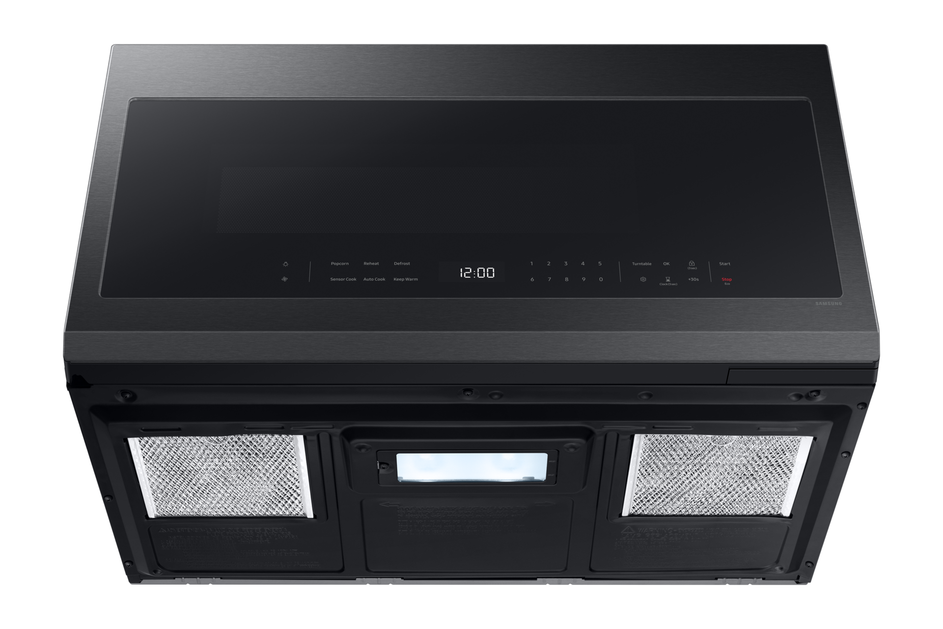 2.1 cu. ft. Over-the-Range Microwave with Wi-Fi Filter-On Matte Black Steel 