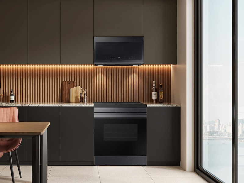 2.1 cu. ft. Over-the-Range Microwave with Wi-Fi Matte Black Steel
