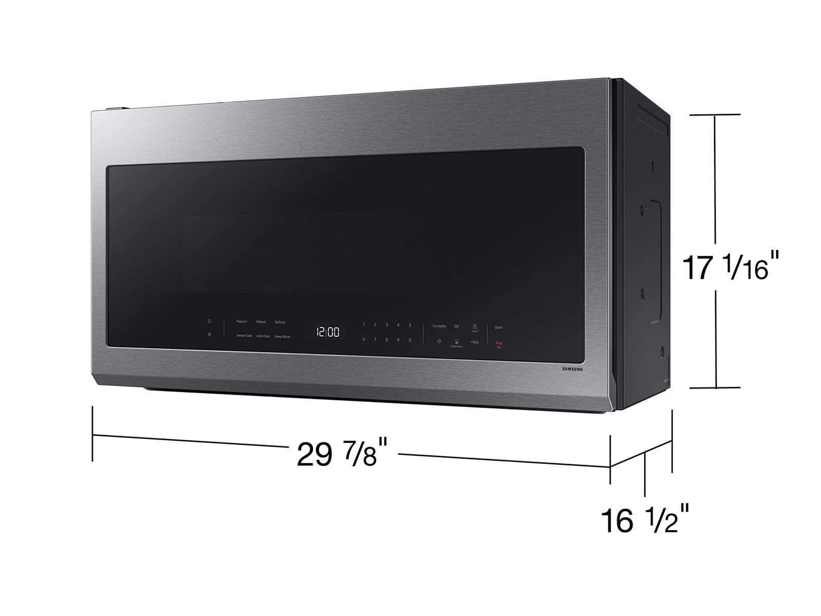 2.1 cu. ft. Over-the-Range Microwave with Wi-Fi Silver