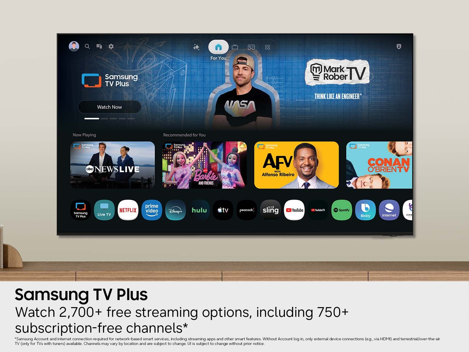 65 Inch Class Micro RGB R95H 4K Samsung Vision AI Smart TV (2026) Black