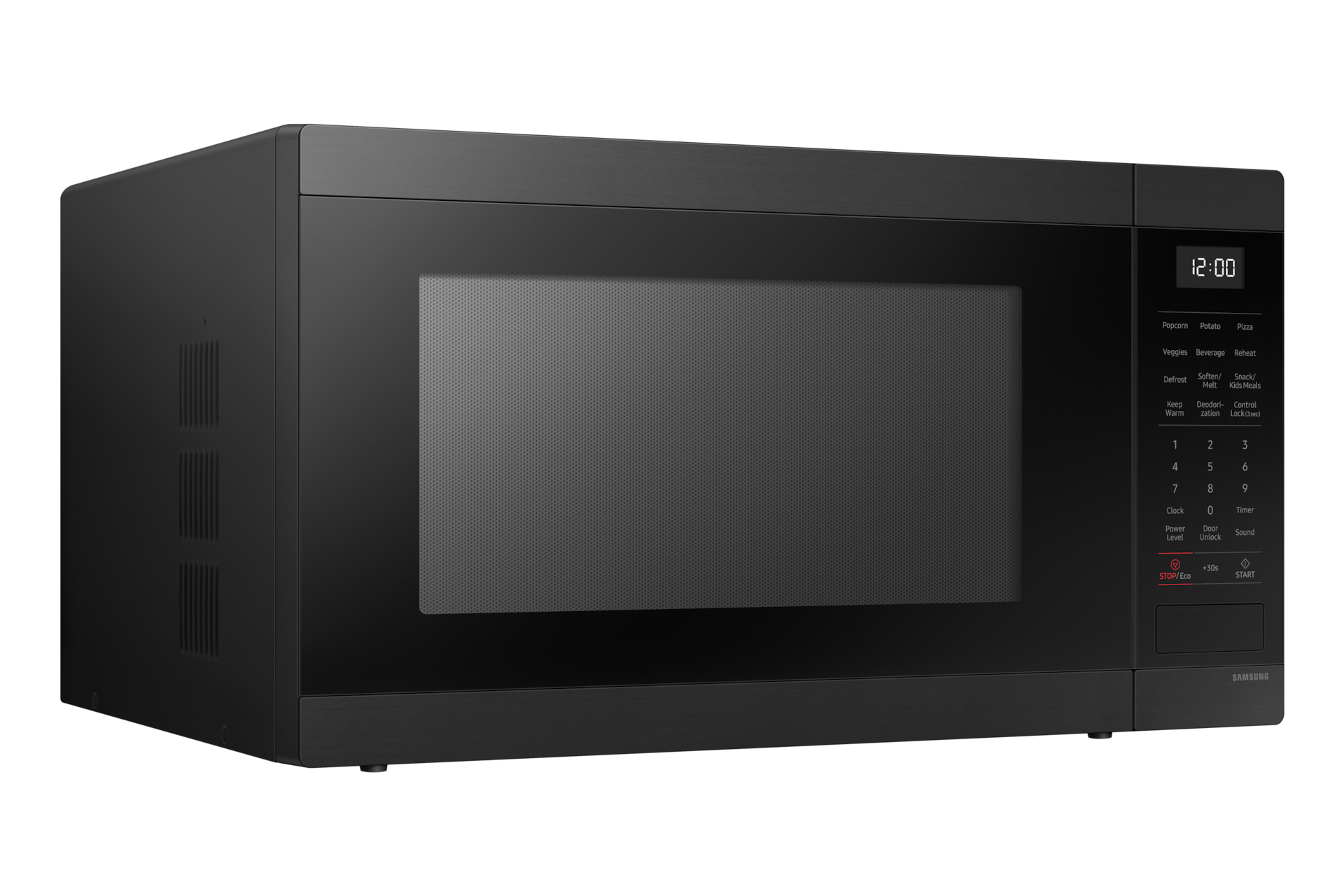 MW8000M Solo MWO with 1.9 cu.ft. Capacity and Sensor Cook L-Perspective Matte Black Steel 