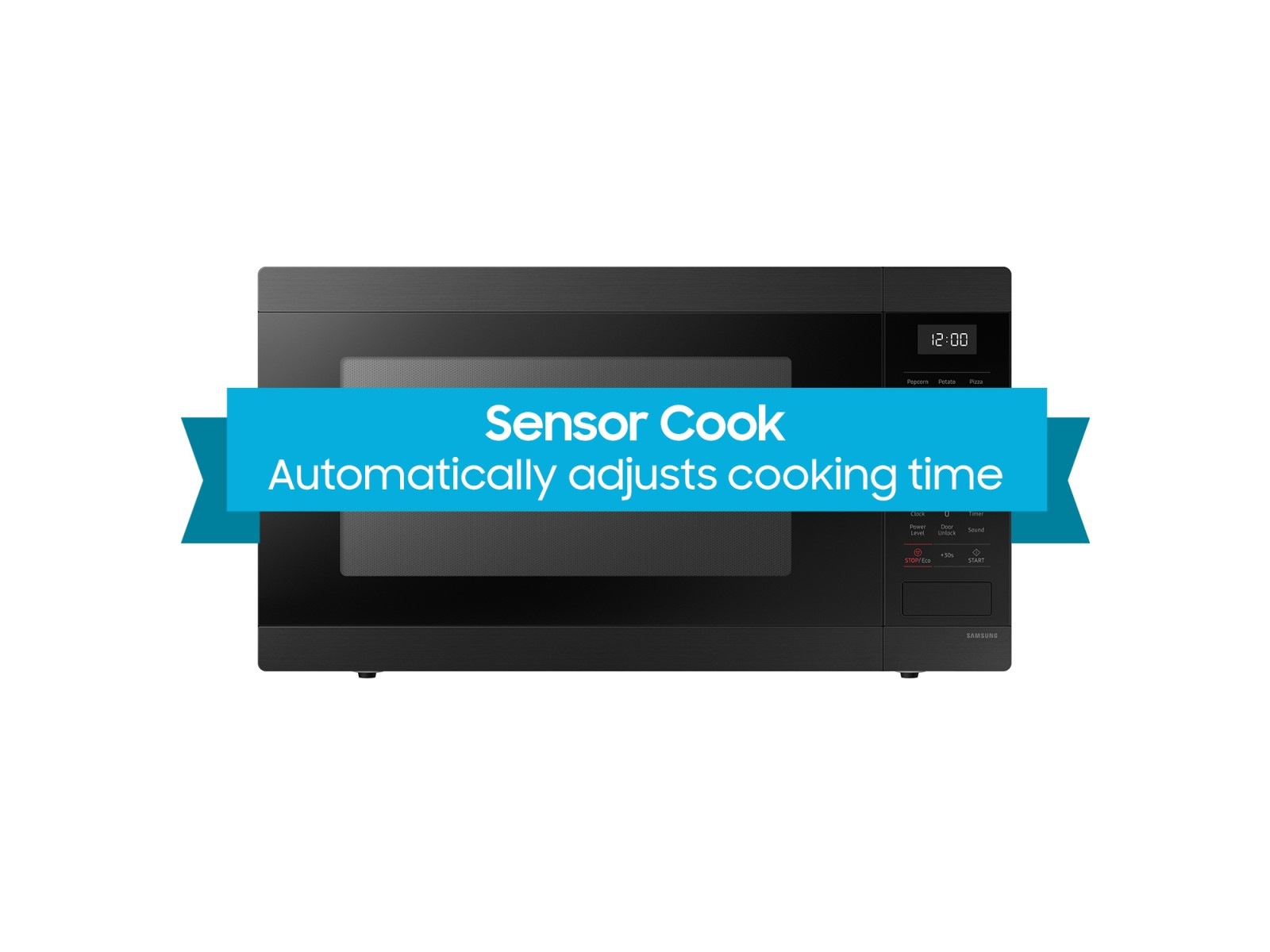 1.9 cu. ft. Countertop Microwave with Sensor Cooking in Matte Black Stainless Steel Matte Black Stainless Steel