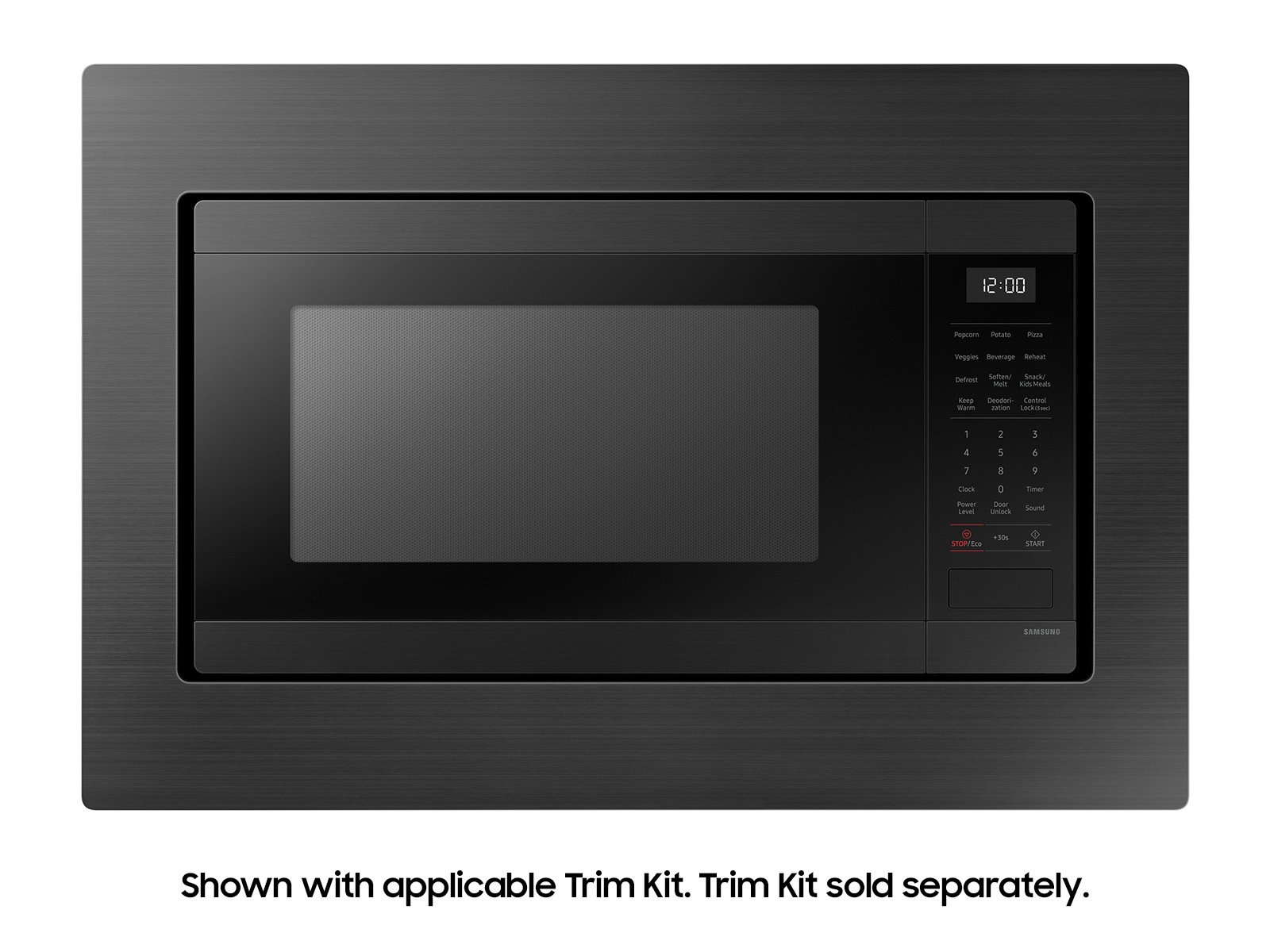 1.9 cu. ft. Countertop Microwave with Sensor Cooking in Matte Black Stainless Steel Matte Black Stainless Steel