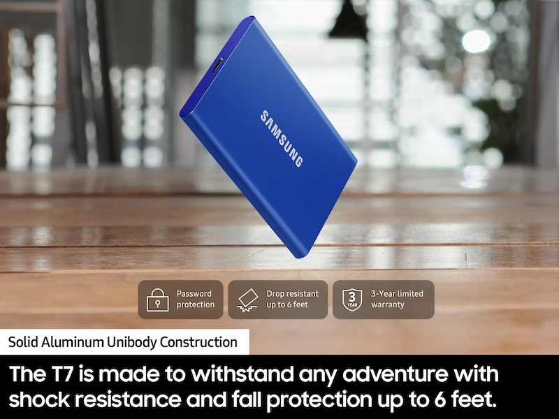 Thumbnail image of Portable SSD T7 4 TB USB 3.2 Gen 2 (Gray)