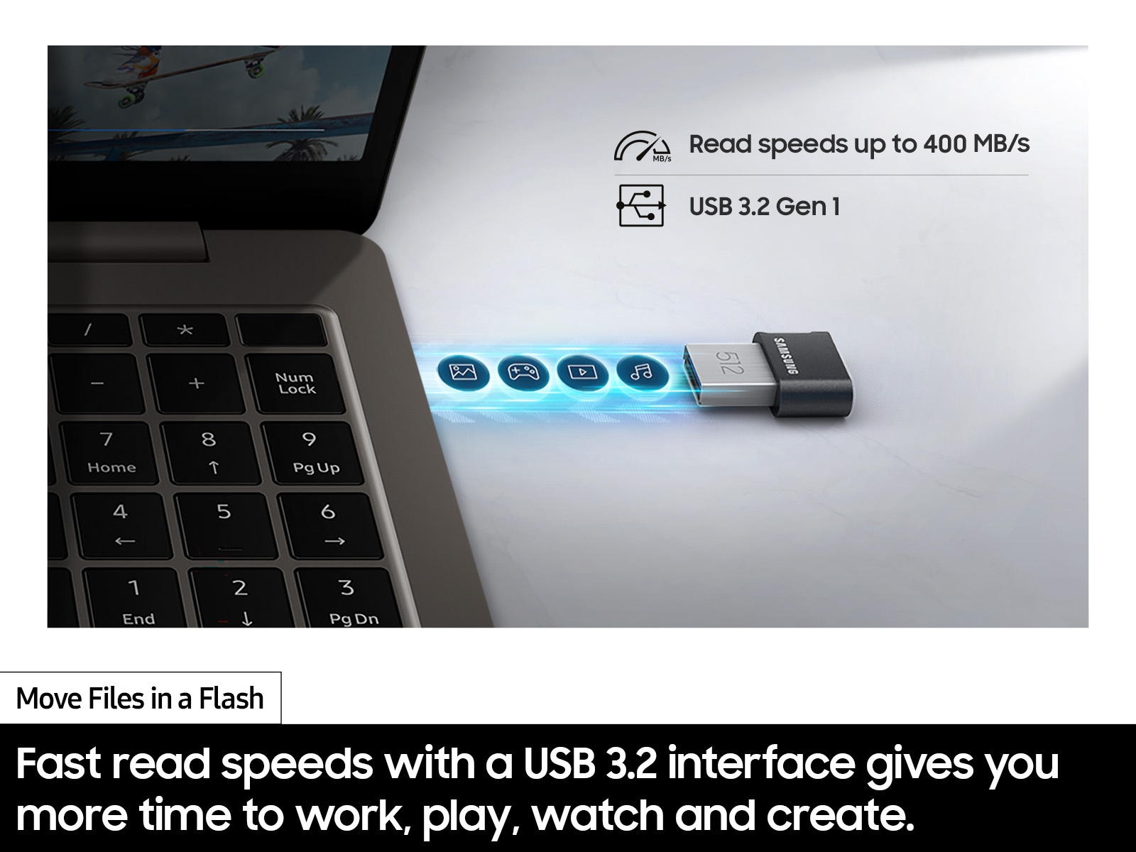 Thumbnail image of FIT Plus USB 3.1 Flash Drive 128GB