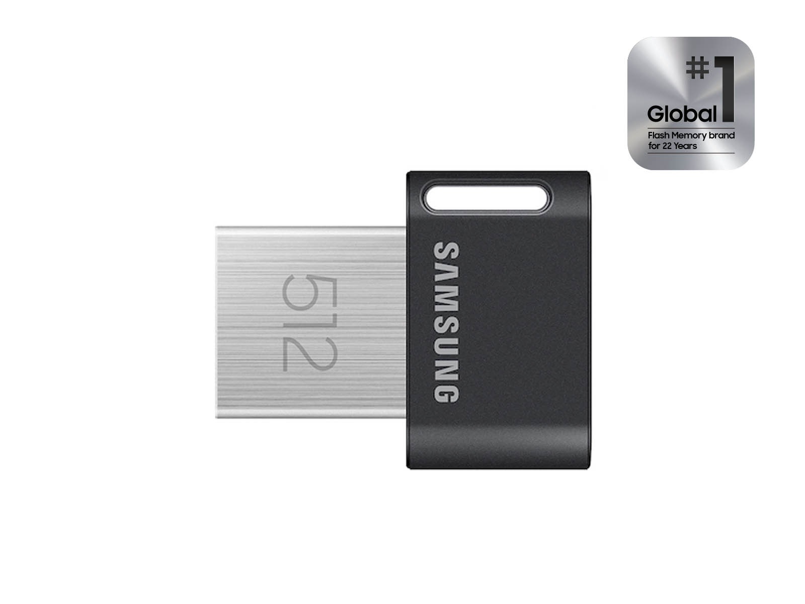 Samsung FIT Plus USB 3.2 Flash Drive 512GB in Gray