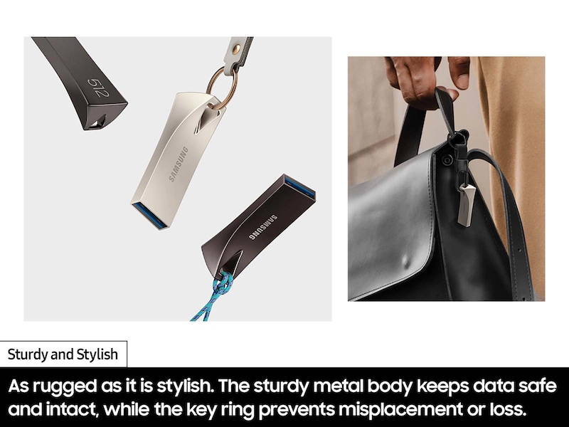 Thumbnail image of BAR Plus USB 3.1 Flash Drive 64GB Champagne Silver