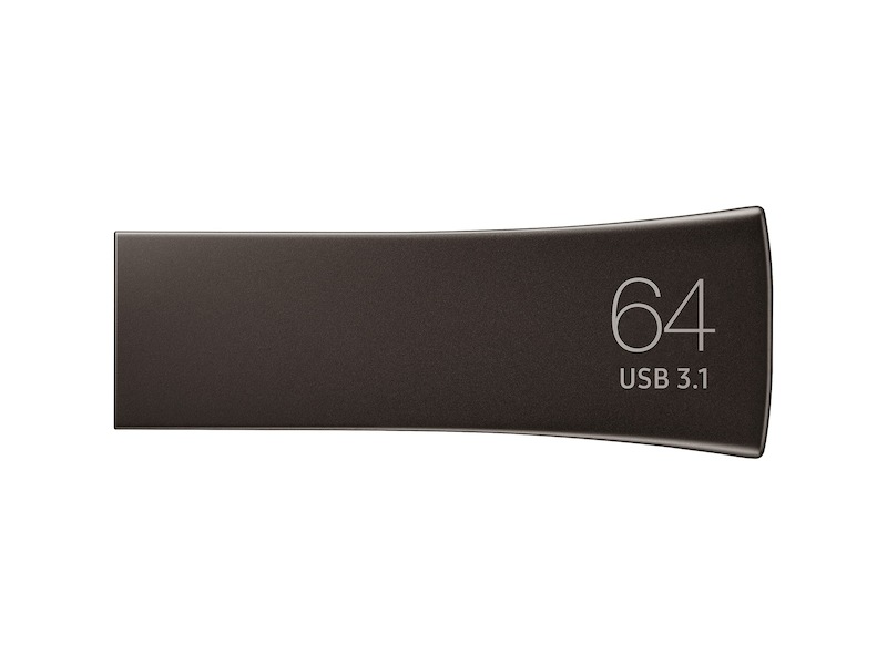BAR Plus USB 3.2 Gen 1 Flash Drive Titan Gray R-Perspective Titanium Gray 