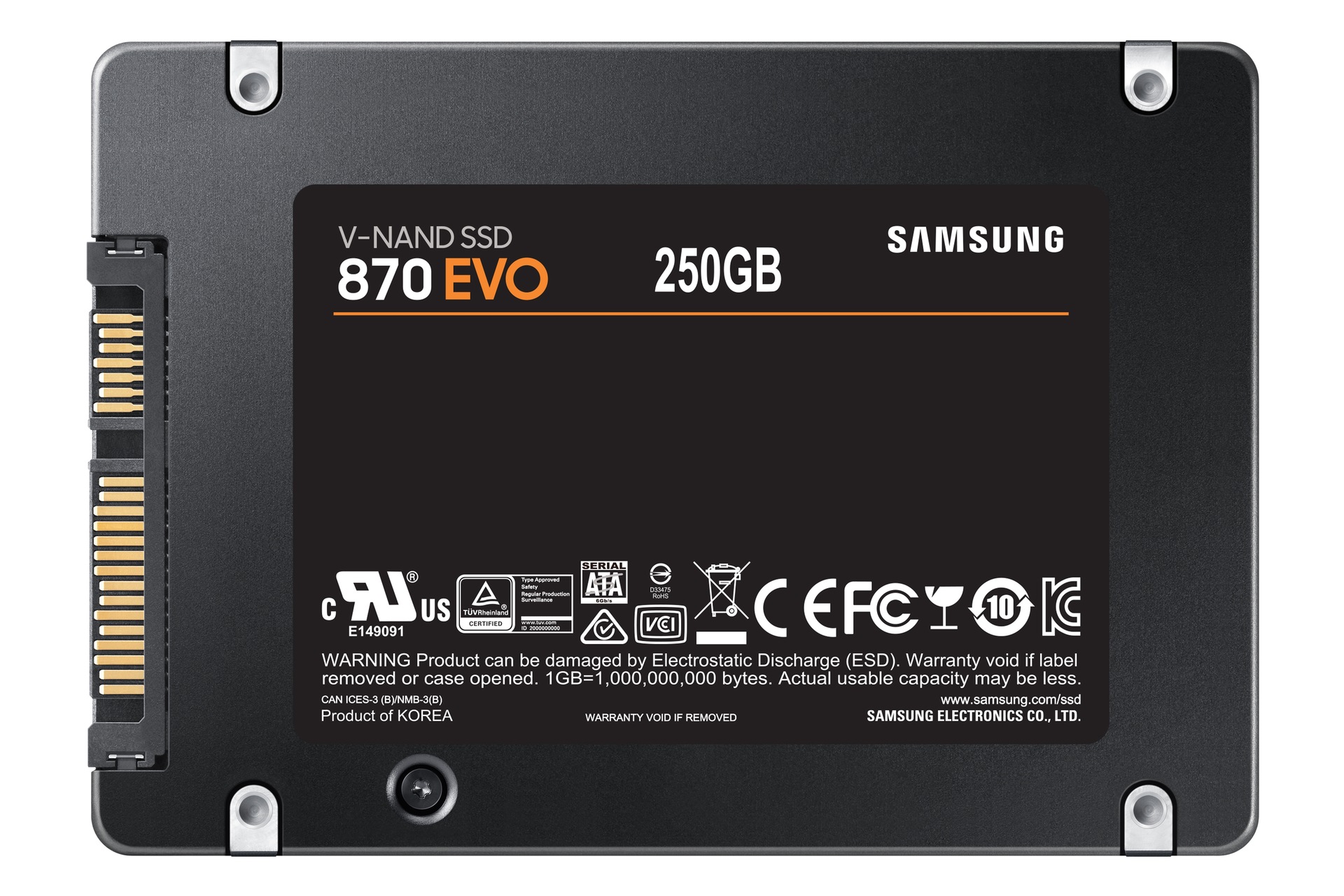 870 EVO SATA III 2.5 inch SSD Black