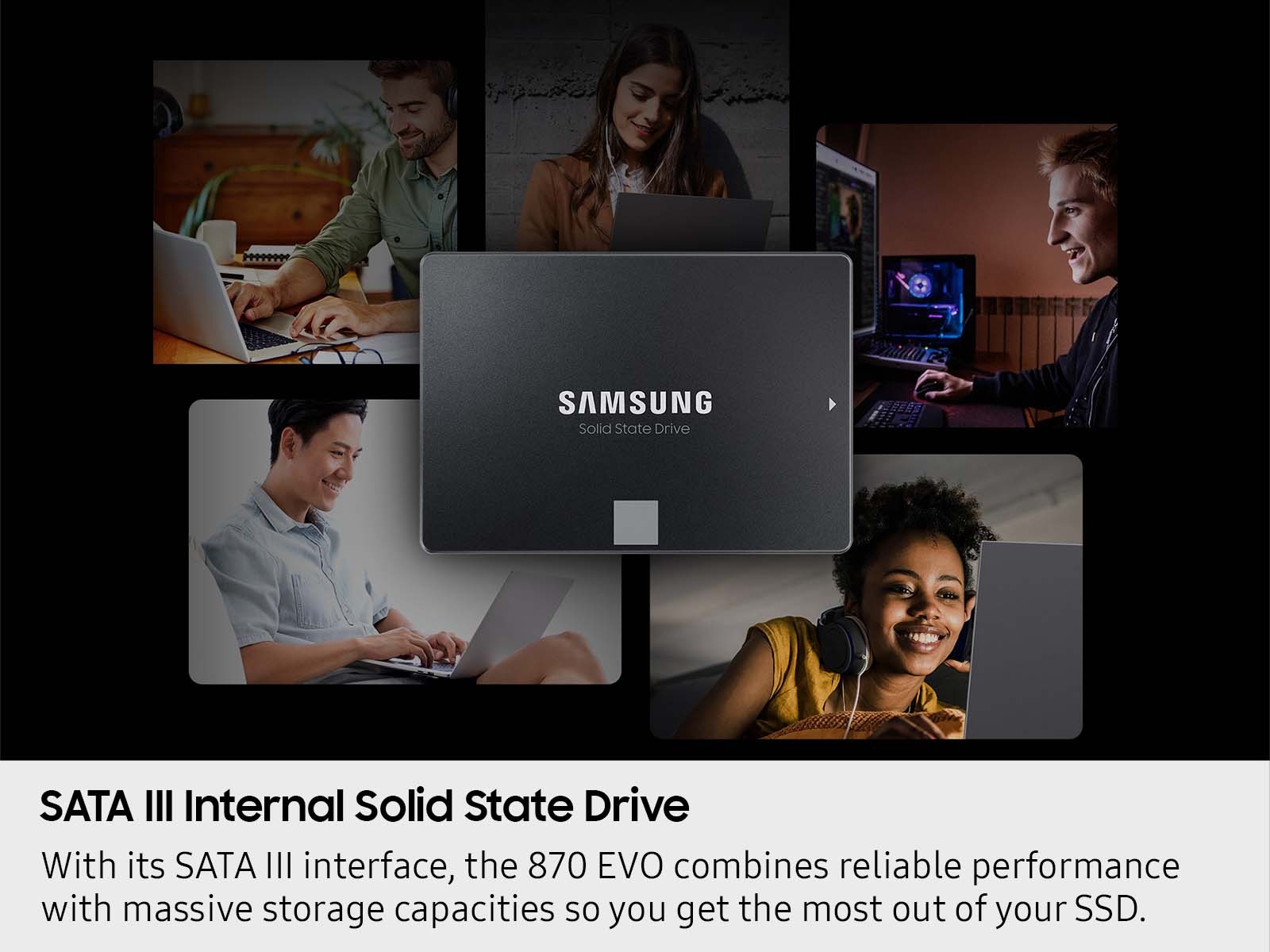 870 EVO 8TB SATA 2.5 inch SSD Black - overview