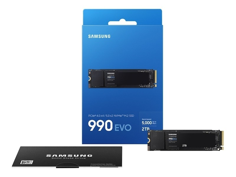990 EVO 2 TB SSD NVMeᵀᴹ M.2 Black