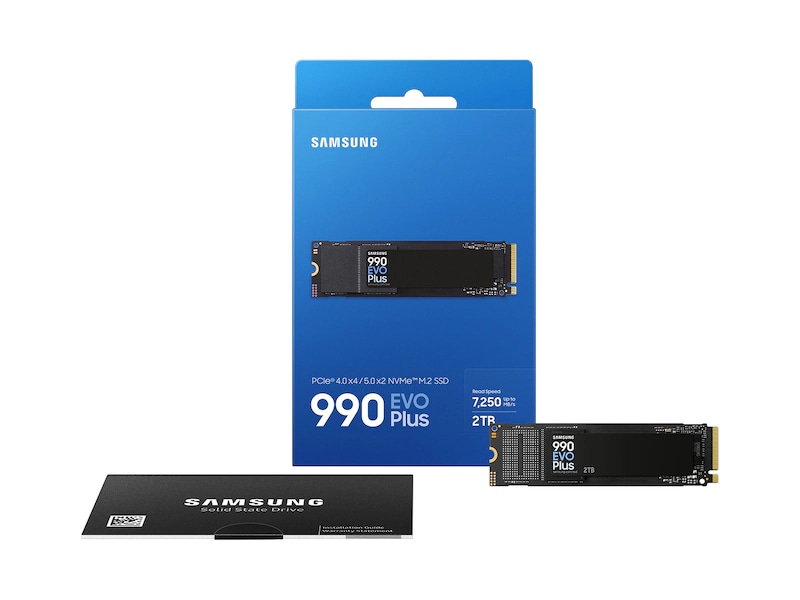 990 EVO Plus PCIe 4.0 NVMe M.2 SSD Black