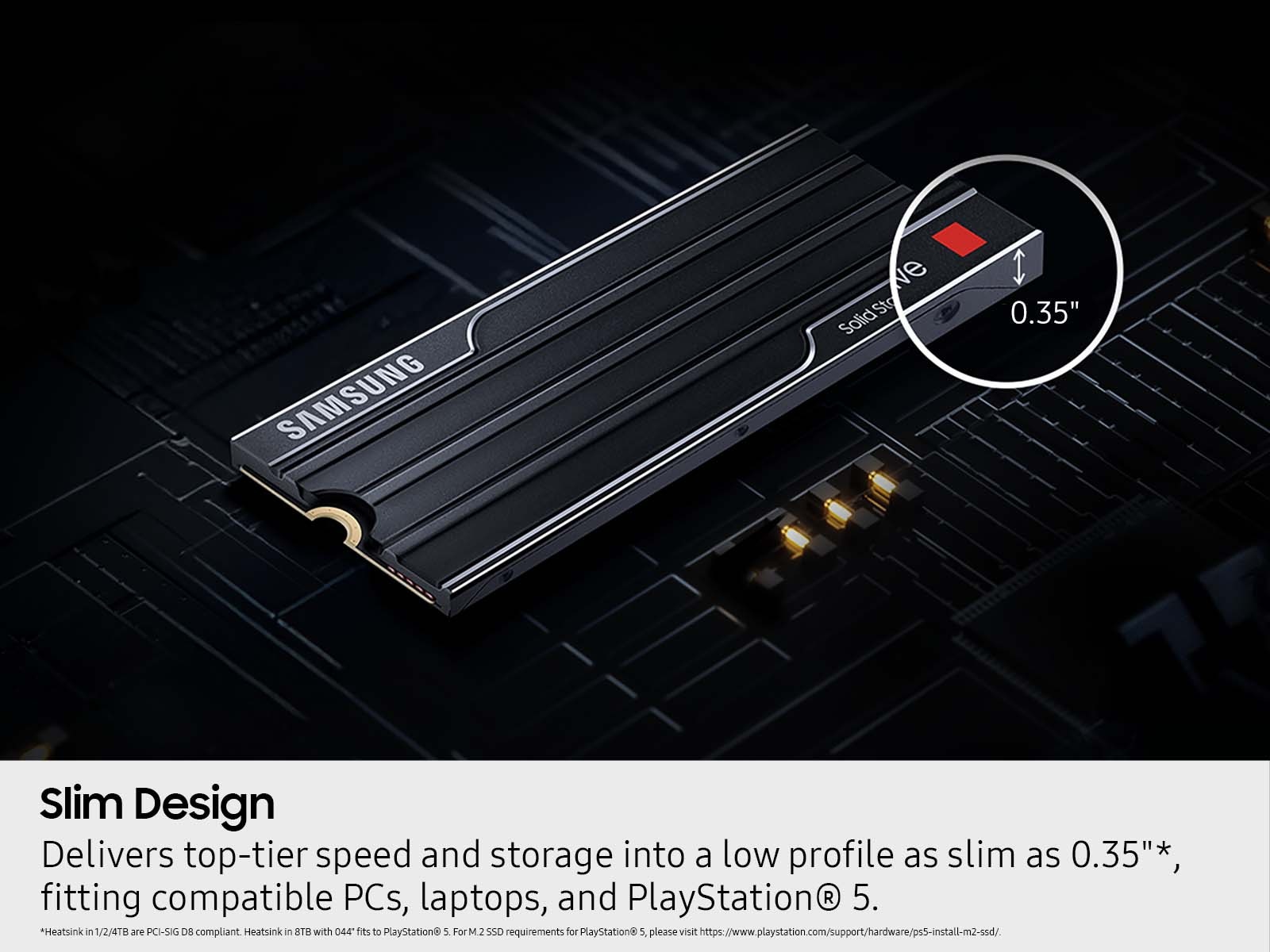 Fast 1TB NVMe SSD M.2 9100 PRO with Heatsink | Samsung US