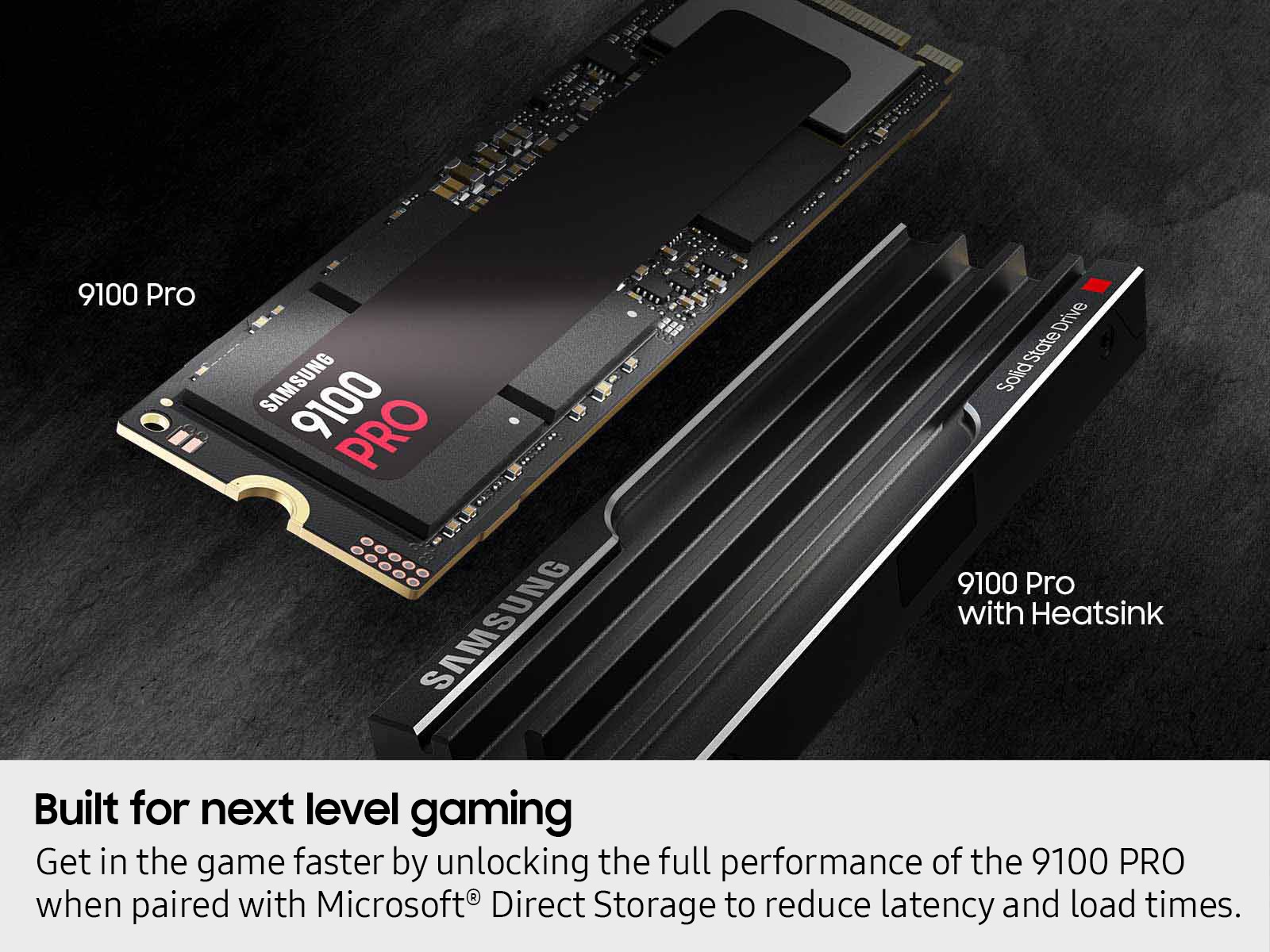 内蔵型SSD SAMSUNG 2280 SSD 9100 PRO Heatsink 2TB Fast 2TB NVMe SSD M.2 9100 PRO with Heatsink | Samsung US